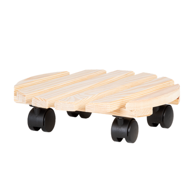 Carro Porta Macetas Madera Exteriores